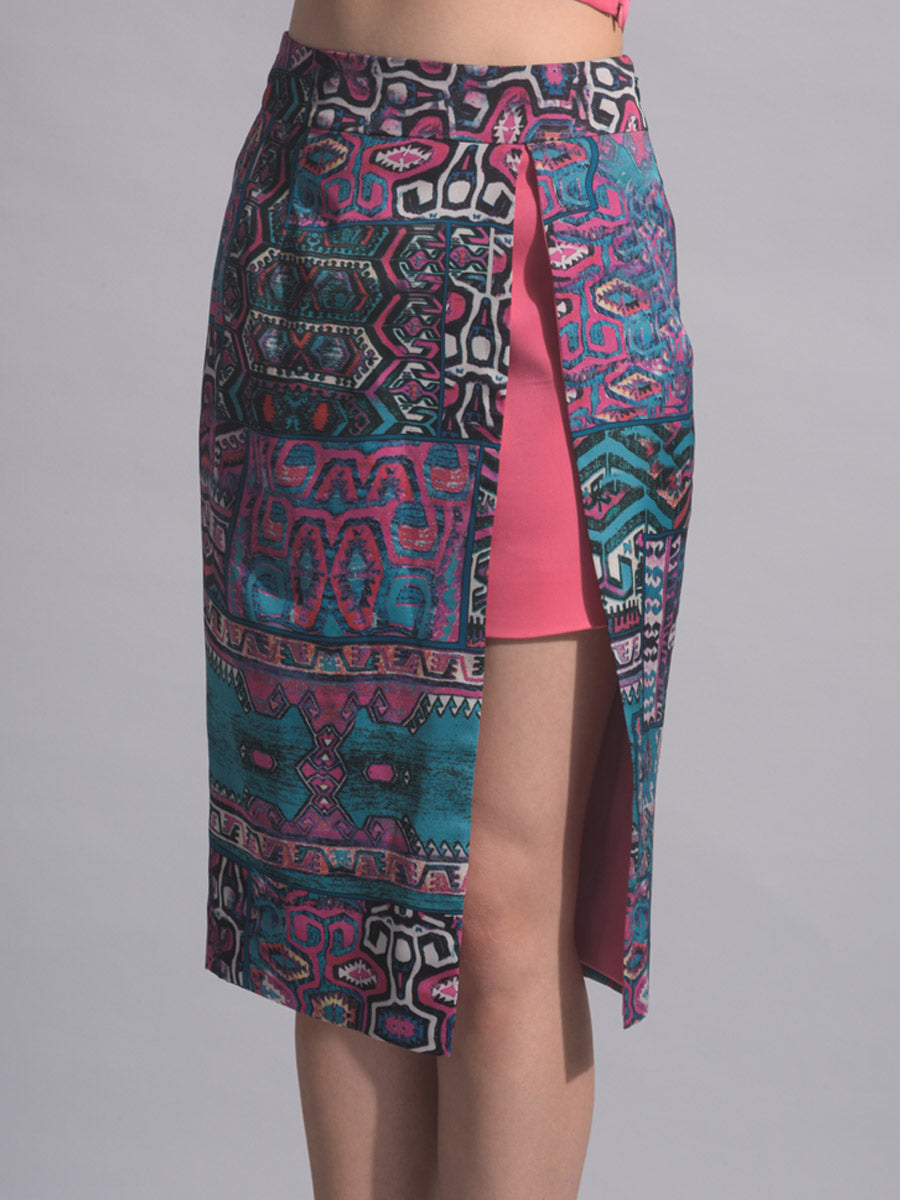 Bohemian Slit Skirt – Janandapril