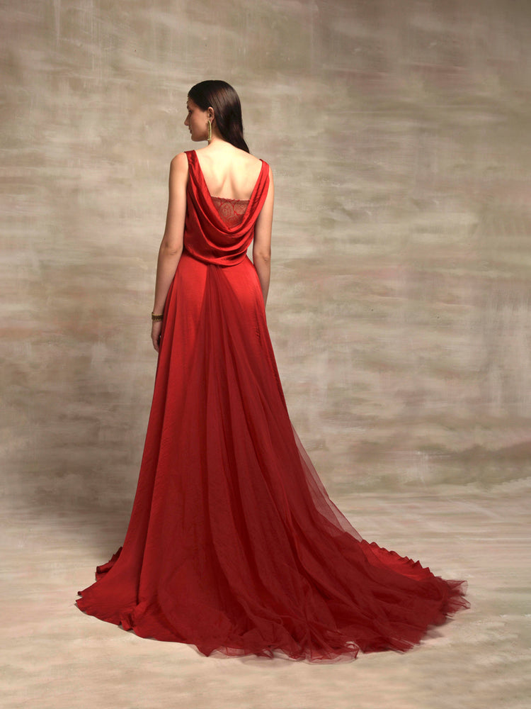 JABRD151930---Red-Bridal-Gown-With-Front-Open-Overskirt-Train